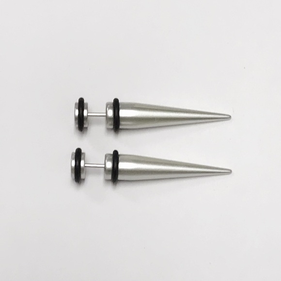 Faux Taper Earrings - Picture 2 of 3